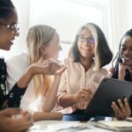 women having a meeting