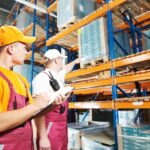 Working in a warehouse