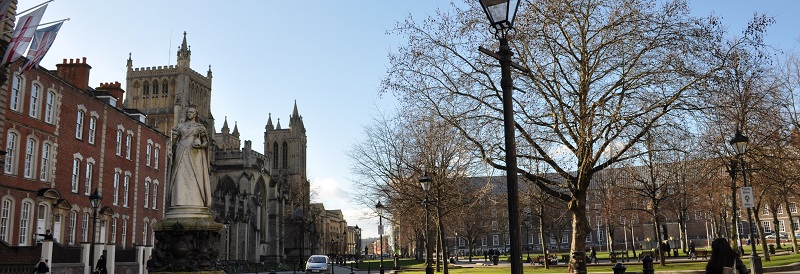 View of College Green in Bristol