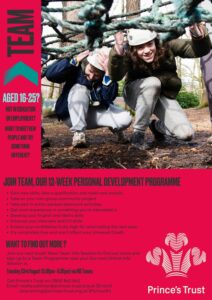 Princes trust team event